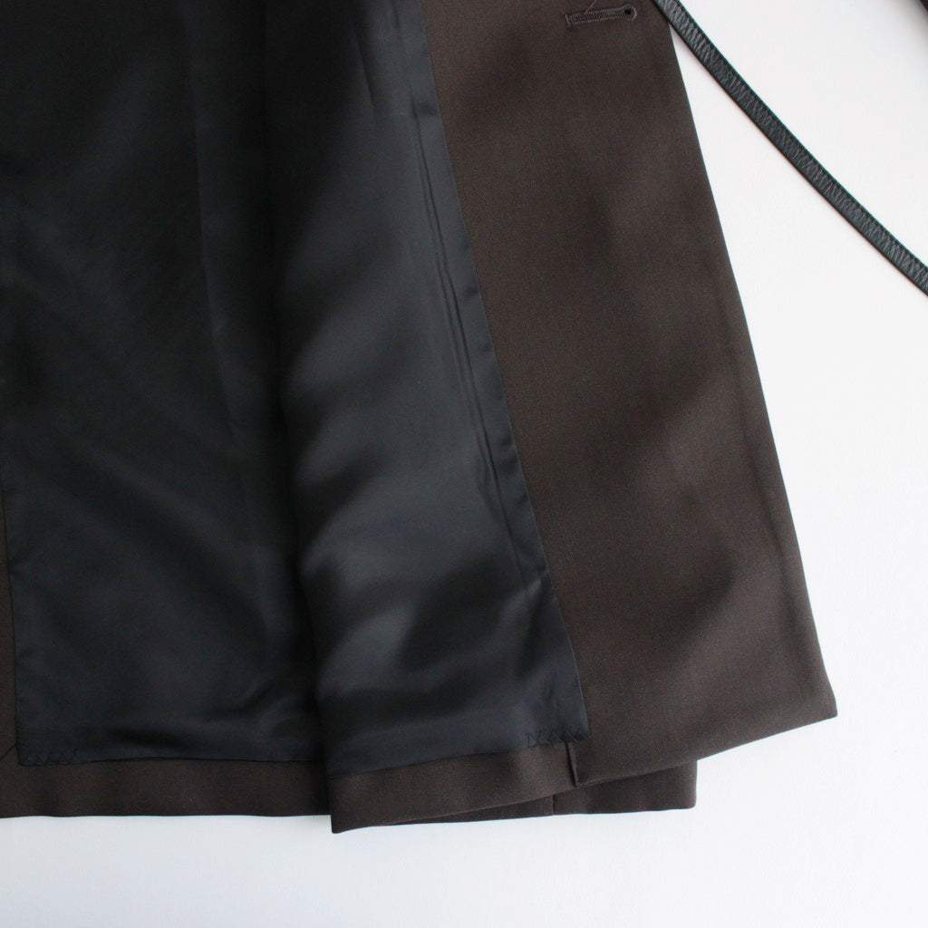 OVERSIZED SINGLE BREASTED LONG JACKET #MILITARY KHAKI [ST.790]