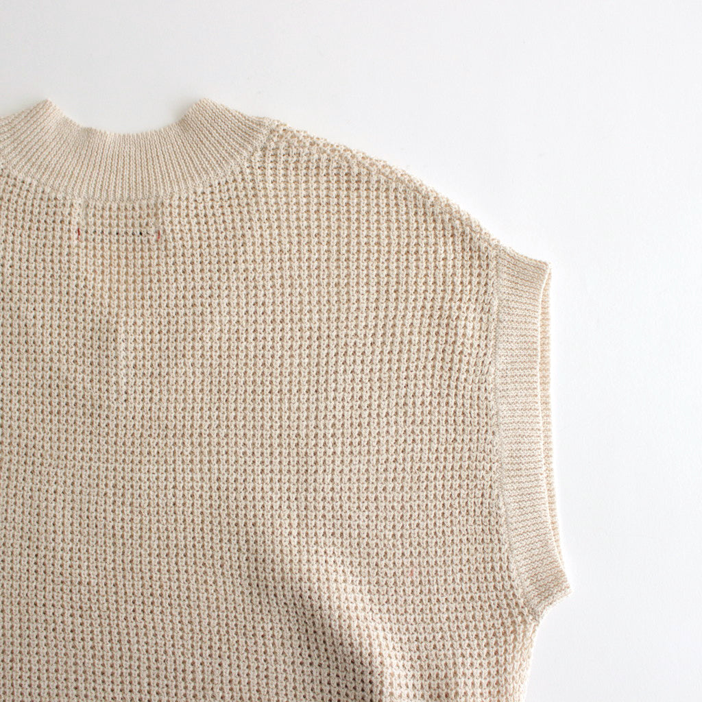 Linen SOLOTEX Knit Vest #KINARI [GL241-80208]
