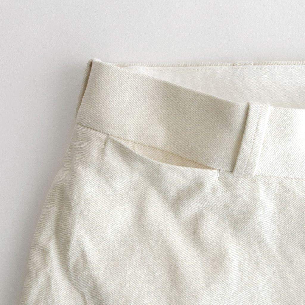 CHINO CLOTH PANTS STANDARD #off white [63656]