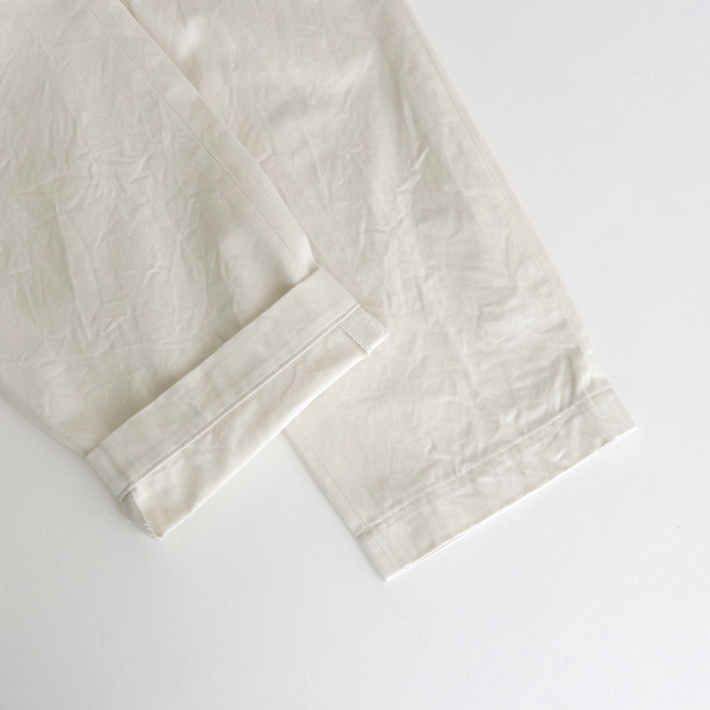 CHINO CLOTH PANTS STANDARD #off white [63656] – ciacura