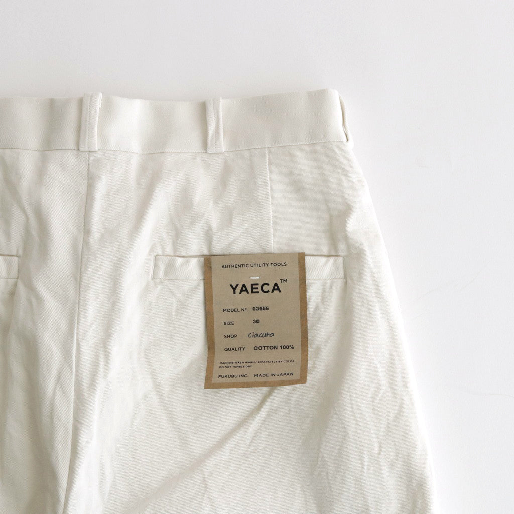 CHINO CLOTH PANTS STANDARD #off white [63656]