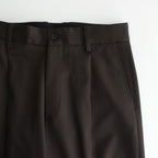 EXTRA WIDE TROUSERS #MILITARY KHAKI [ST.796]