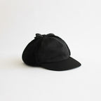 CLEAR TWILL EAR CAP 1 #BLACK [No.23939]