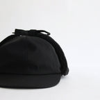 CLEAR TWILL EAR CAP 1 #BLACK [No.23939]