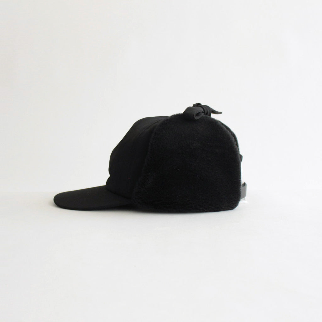 CLEAR TWILL EAR CAP 1 #BLACK [No.23939]