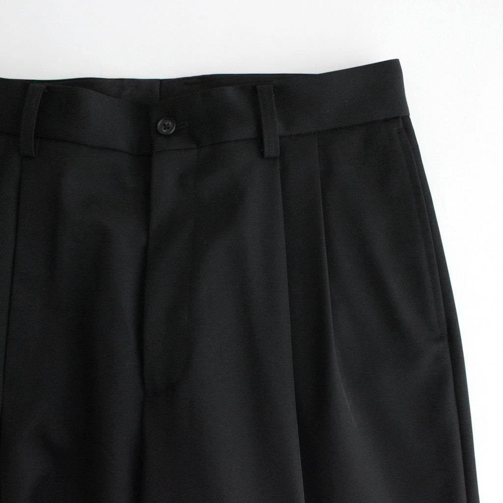 LONG WIDE TROUSERS #BLACK [ST.799]