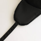 CLEAR TWILL EAR CAP 1 #BLACK [No.23939]