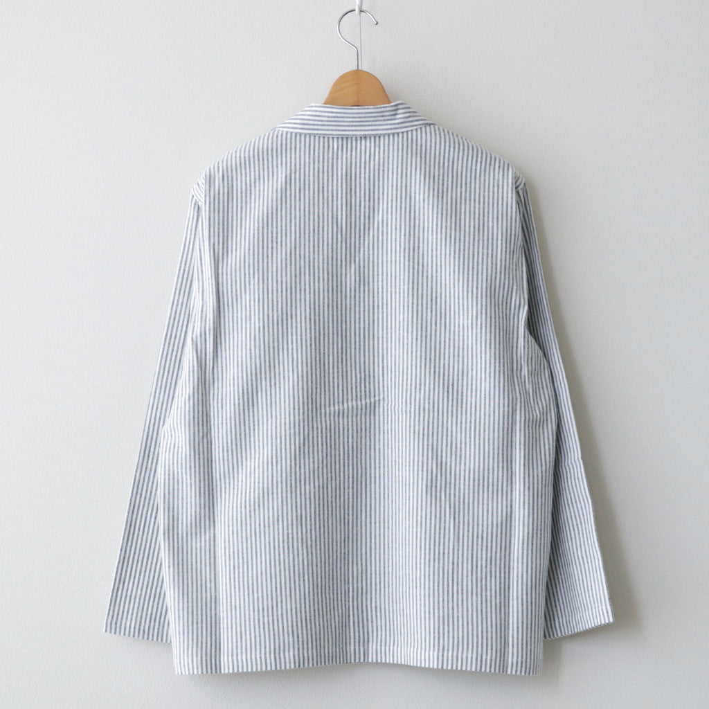 PAJAMA SHIRTS #BLUE STRIPE [53955]