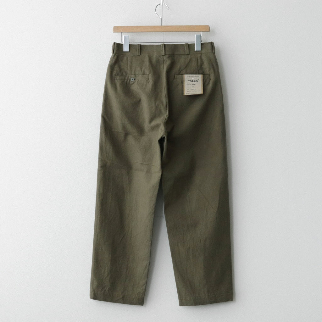 CHINO CLOTH PANTS STANDARD #olive [63657]