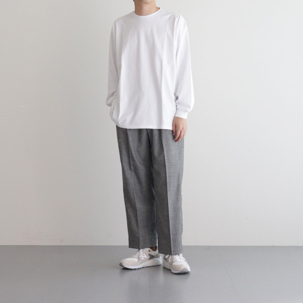 Saxony Flannel Trousers #CHECK [TP233-40033]