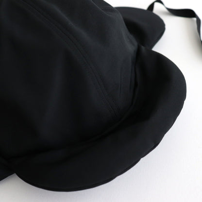 PADDED BRIM &amp; EAR CAP #BLACK [NO.26077]