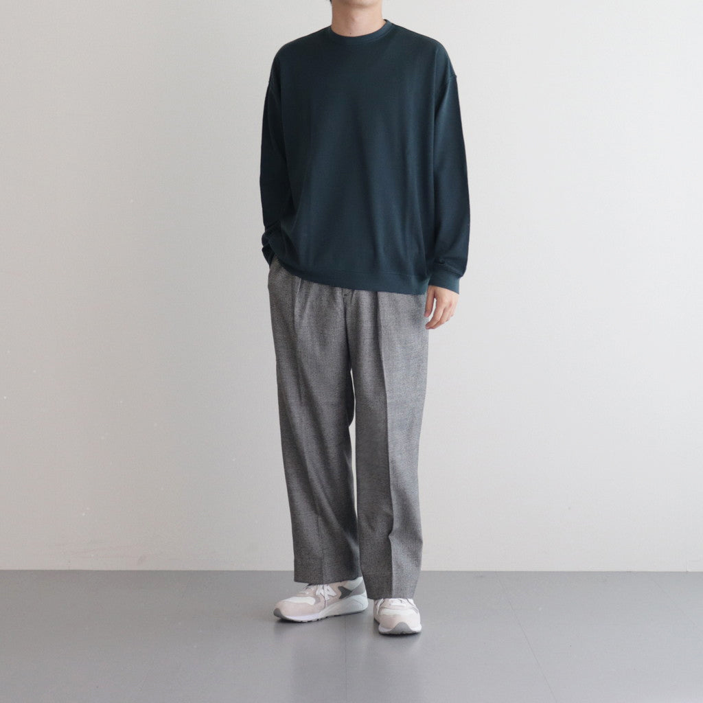 Saxony Flannel Trousers #CHECK [TP233-40033]