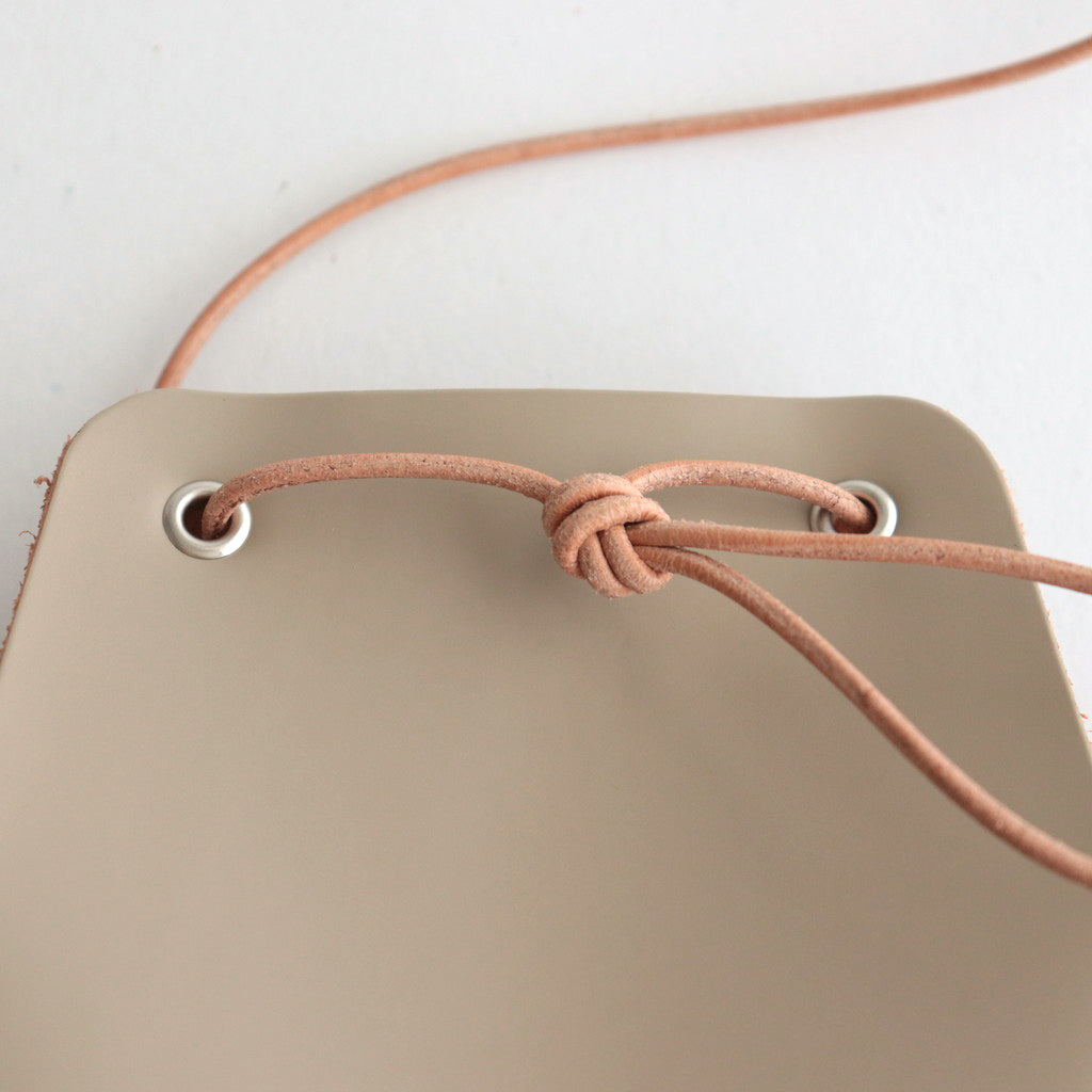 assemble neck pouch L #beige [ol-rc-anl]