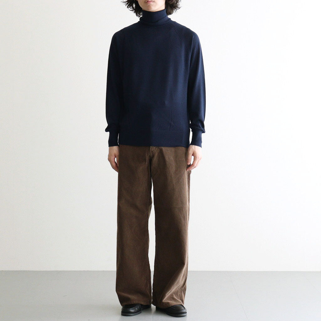High Turtle Neck #NAVY [I26AW-K2]