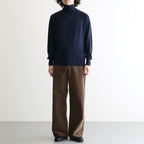 High Turtle Neck #NAVY [I26AW-K2]