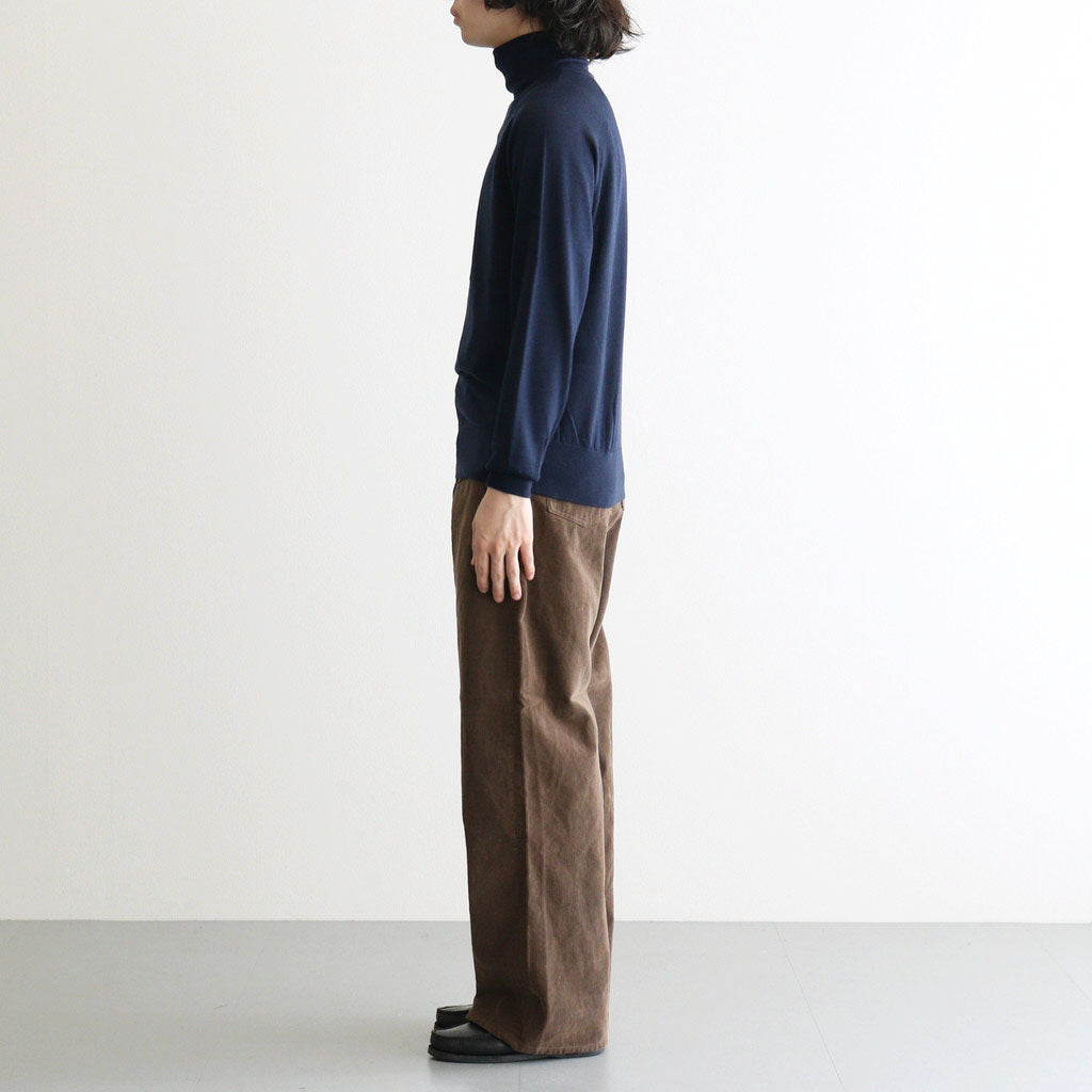 High Turtle Neck #NAVY [I26AW-K2]