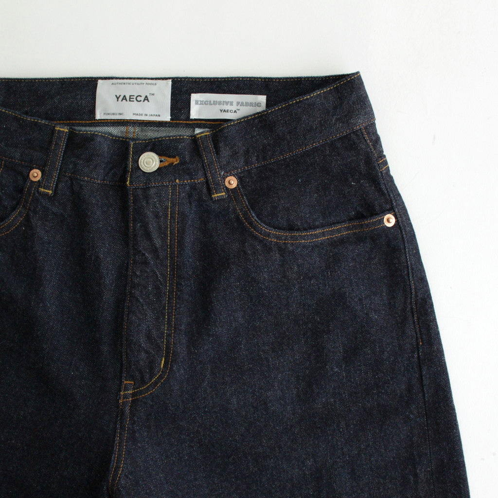 DENIM PANTS WIDE STRAIGHT #indigo [11-13W]