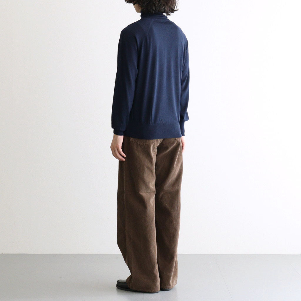 High Turtle Neck #NAVY [I26AW-K2]