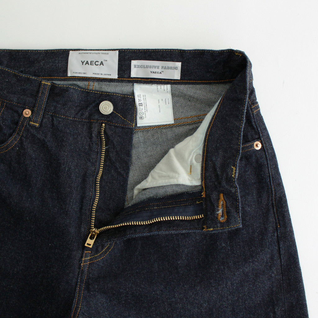DENIM PANTS WIDE STRAIGHT #indigo [11-13W]