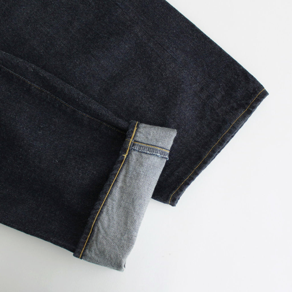 DENIM PANTS WIDE STRAIGHT #indigo [11-13W]