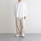 Cotton Chino Tuck Trousers #BEIGE [TP233-40014]