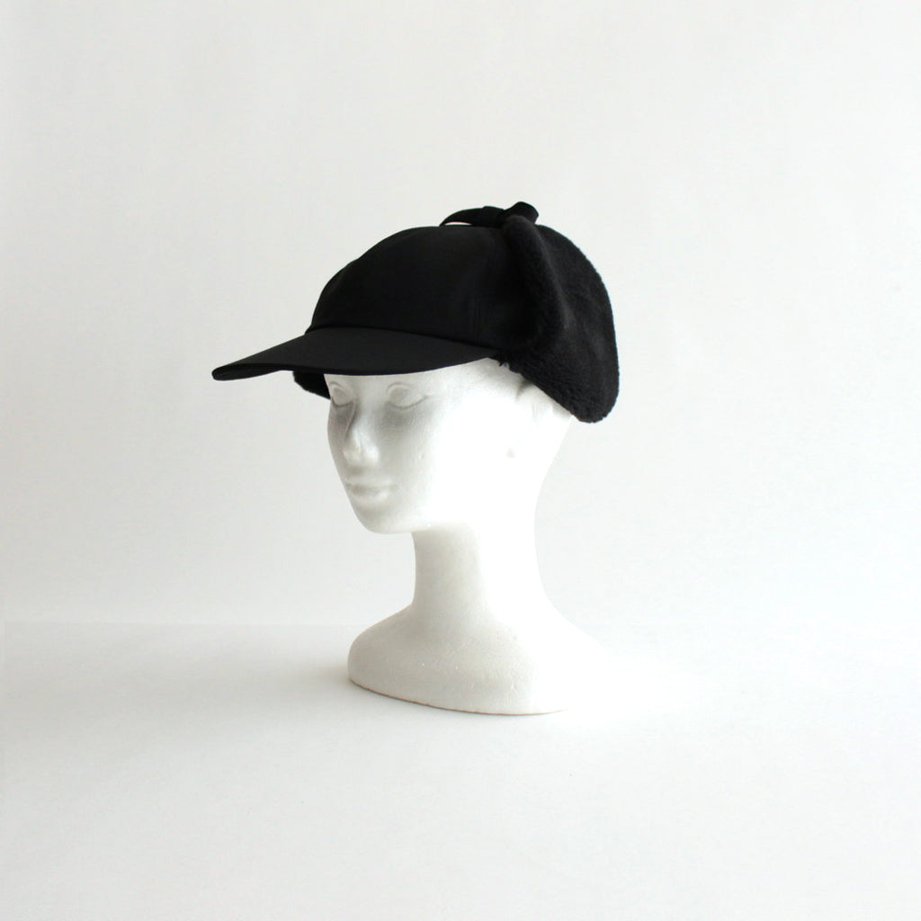 CLEAR TWILL EAR CAP 1 #BLACK [No.23939]