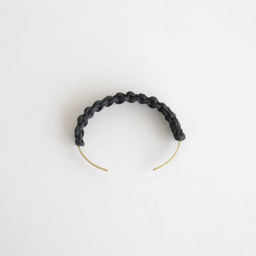 knitted bangle S #black [ur-rc-kbs]