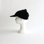 CLEAR TWILL EAR CAP 1 #BLACK [No.23939]