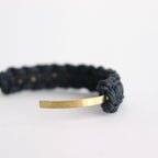knitted bangle S #black [ur-rc-kbs]