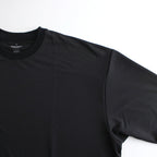 2-PACK TECH SMOOTH CREW NECK #BLACK [FSS241-70160B]