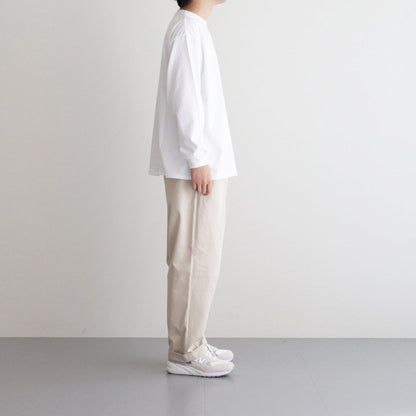 Cotton Chino Tuck Trousers #BEIGE [TP241-40019B]