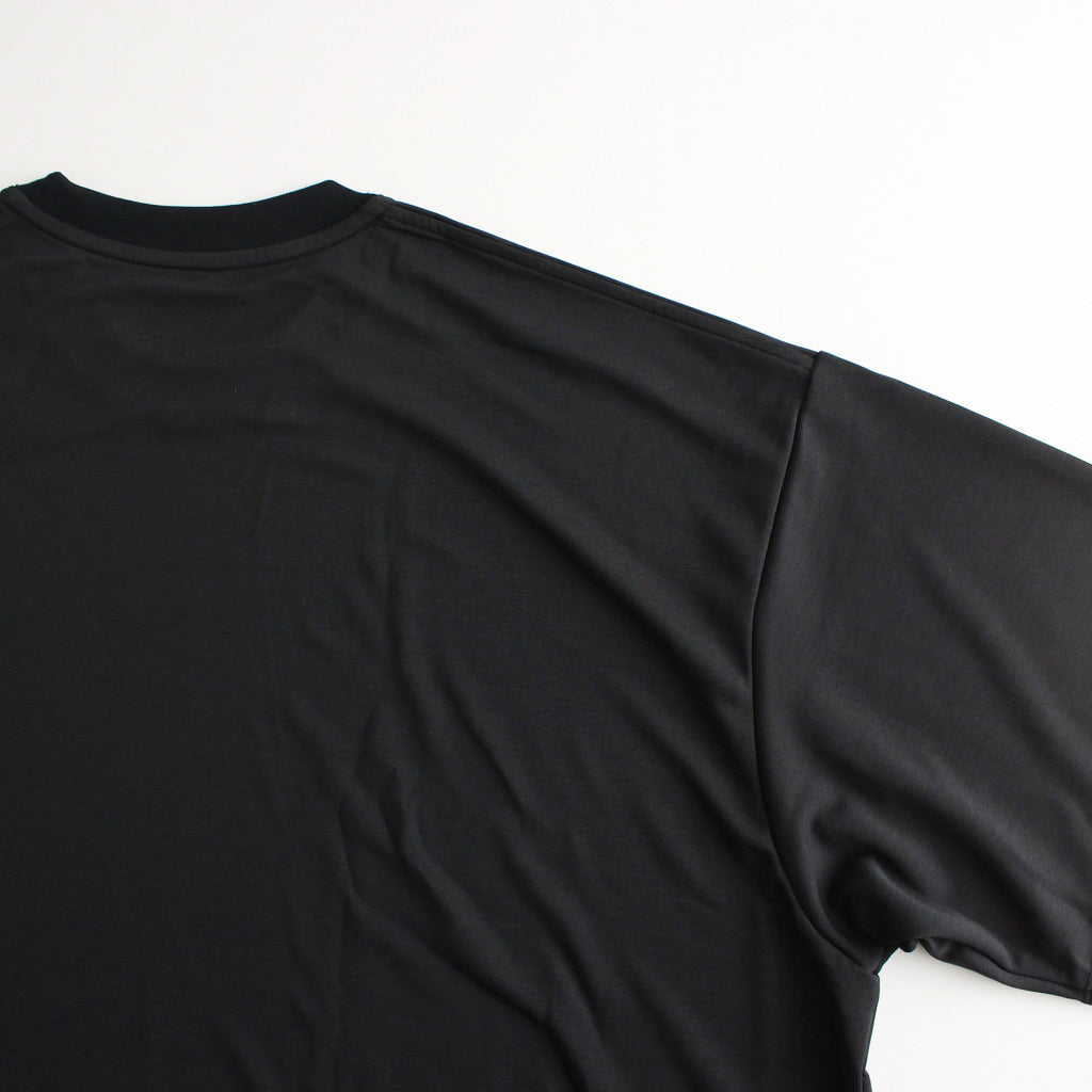 2-PACK TECH SMOOTH CREW NECK #BLACK [FSS241-70160B]