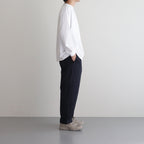 Cotton Chino Tuck Trousers #NAVY [TP233-40014]