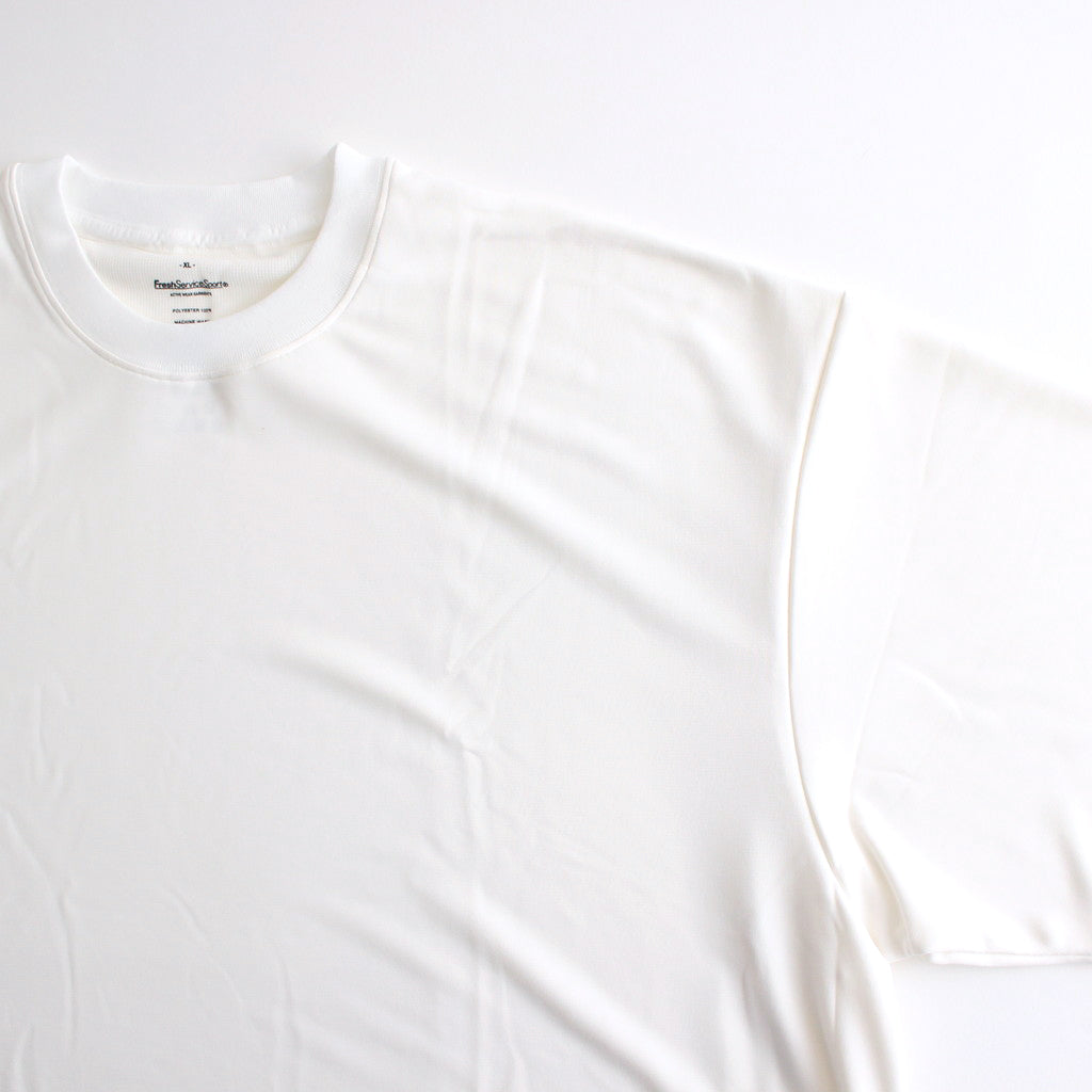2-PACK TECH SMOOTH CREW NECK #WHITE [FSS241-70160B]