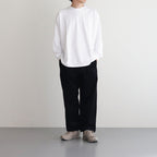 Corduroy Tuck Trousers #BLACK [TP233-40031]