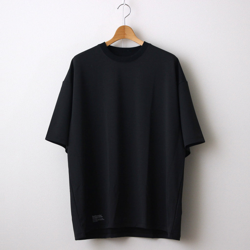 2-PACK TECH SMOOTH CREW NECK #BLACK [FSS241-70160B]