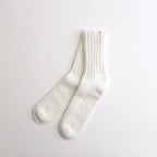 COTTON SILK SOCKS #off white [14903]