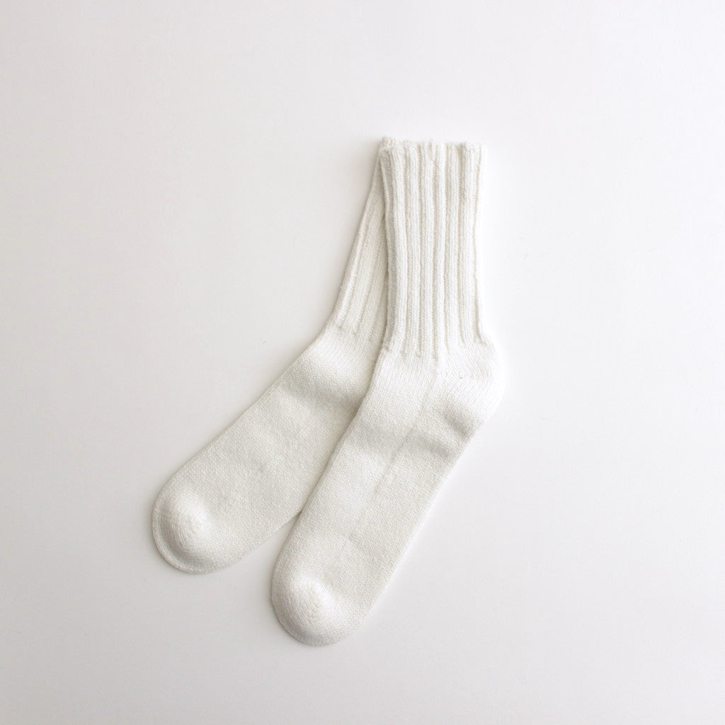 COTTON SILK SOCKS #off white [14903]