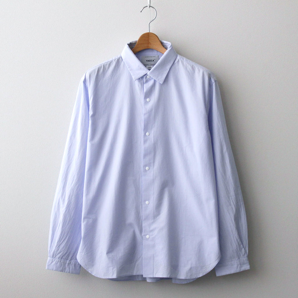 COMFORT SHIRT RELAX LONG #sax [14117]