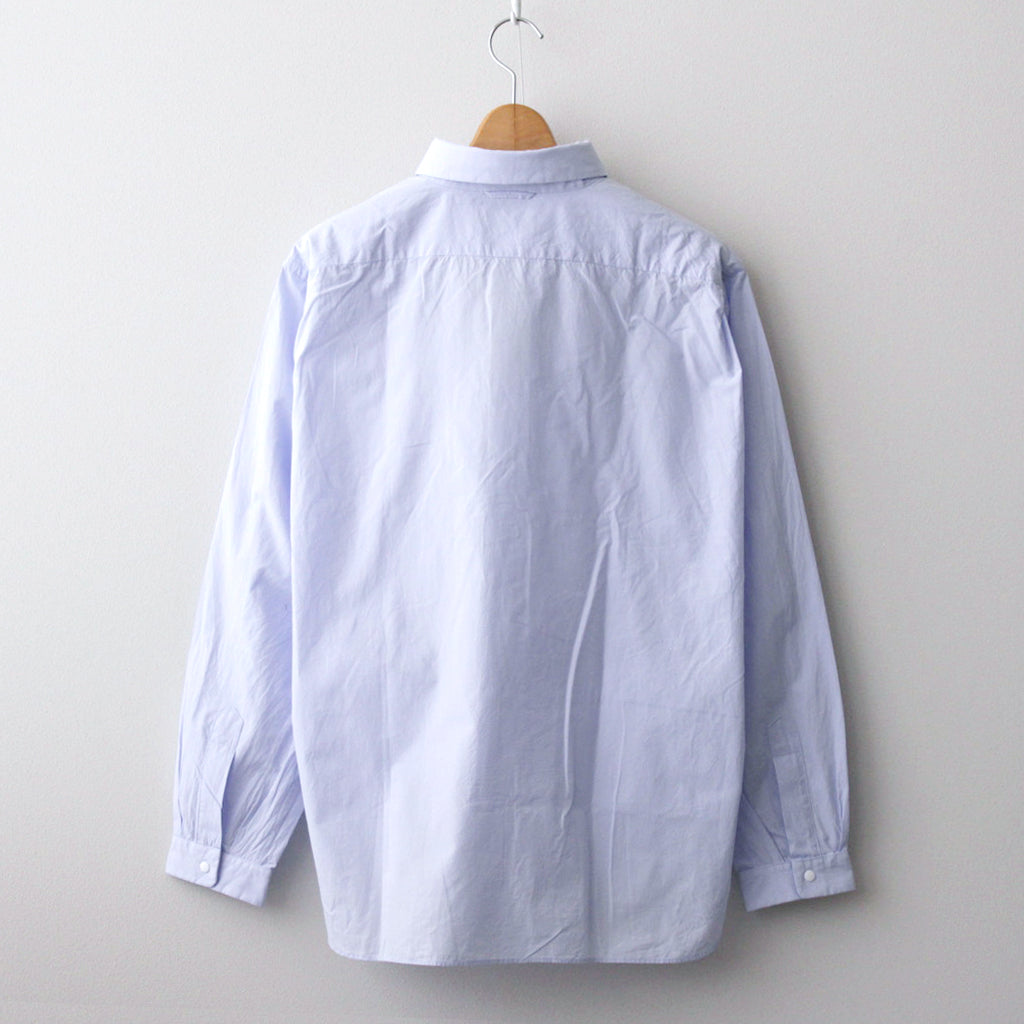 COMFORT SHIRT RELAX LONG #sax [14117]