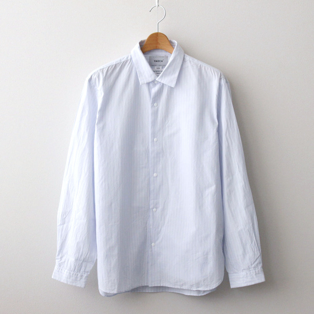 COMFORT SHIRT RELAX LONG #sax st [14117]