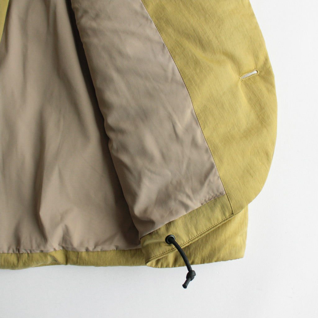 ヴィンテージNYラウンドカットパデッドベスト #Yellow Green [D223-V401]