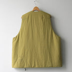 ヴィンテージNYラウンドカットパデッドベスト #Yellow Green [D223-V401]