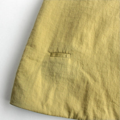 Vintage NY round cut padded vest #Yellow Green [D223-V401]