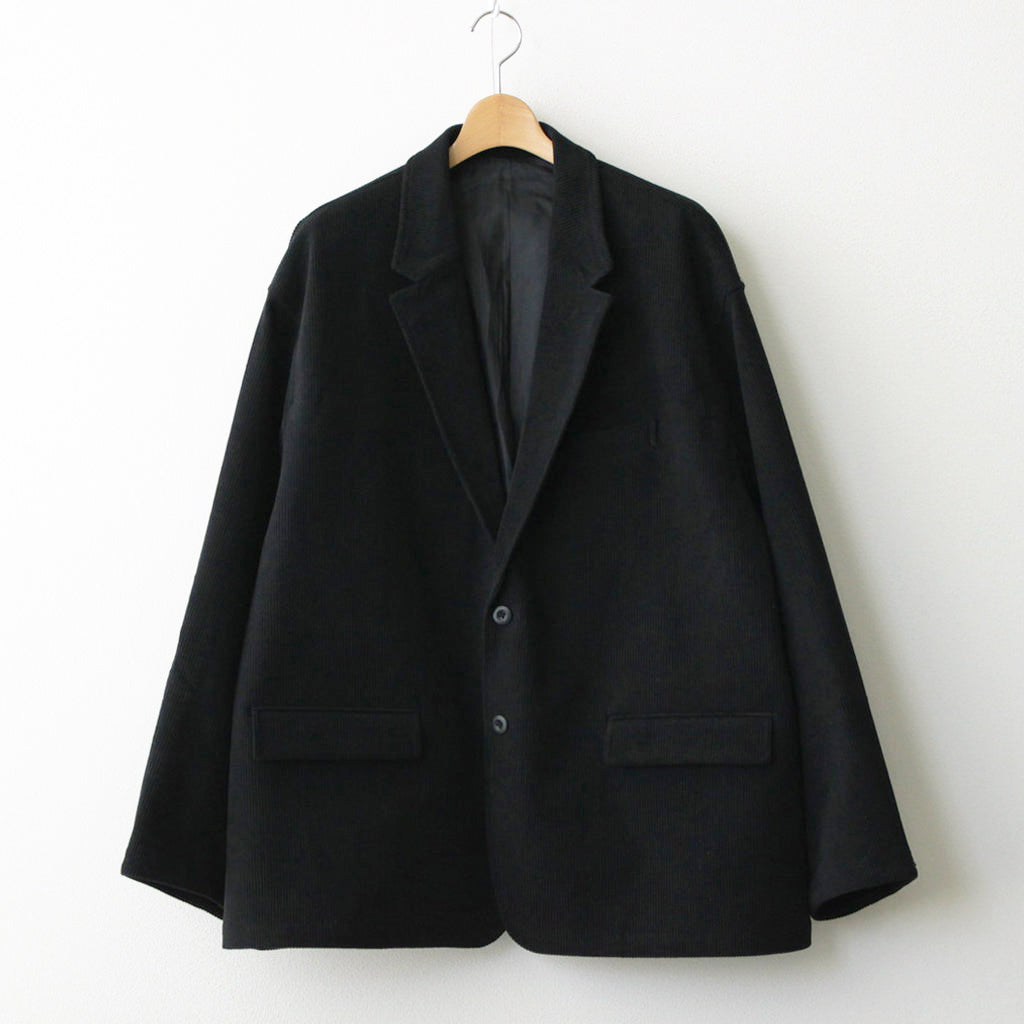 DRY CORDUROY JACKET #BLACK [FSW-23-CT_255]
