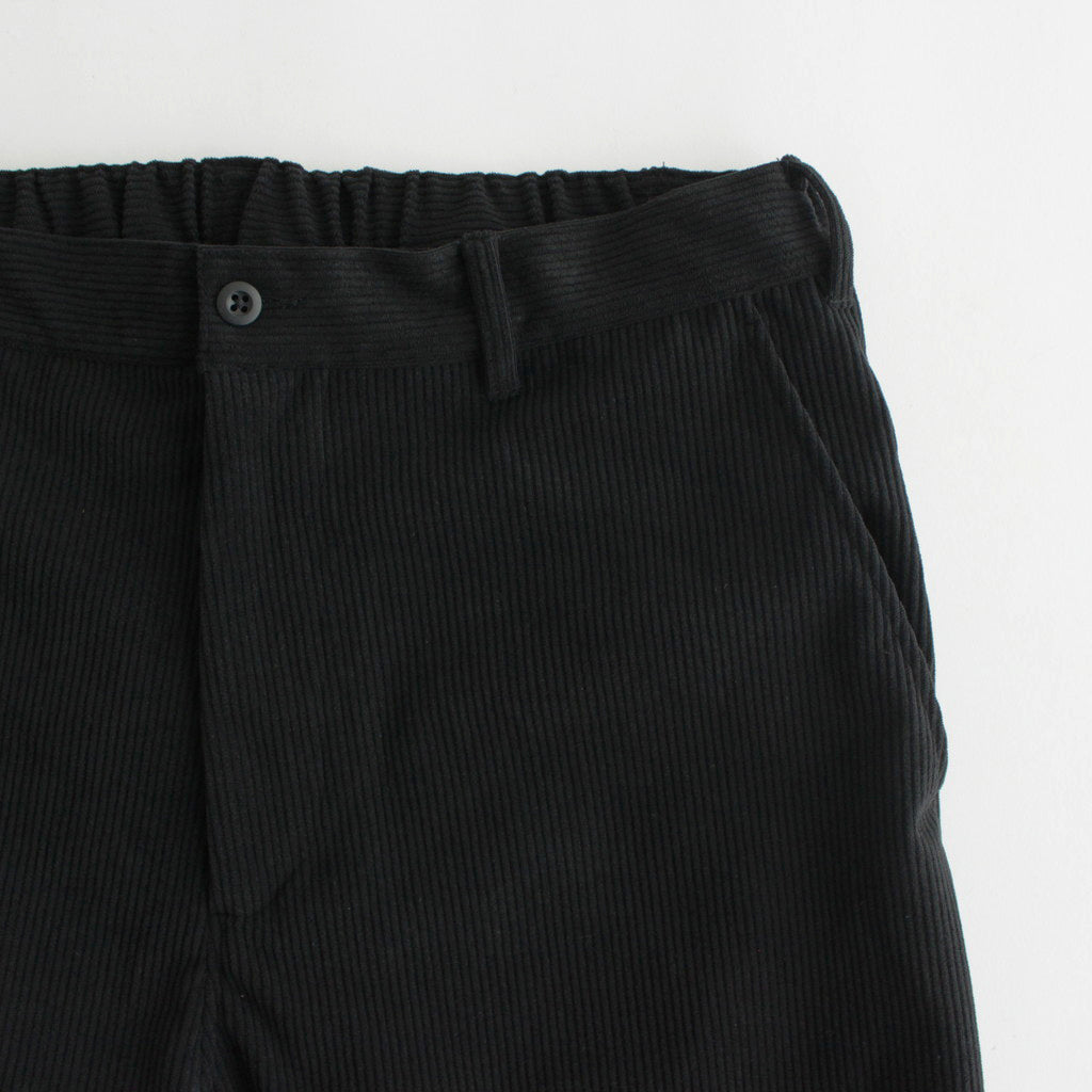 DRY CORDUROY TROUSERS #BLACK [FSW-23-PT_256]