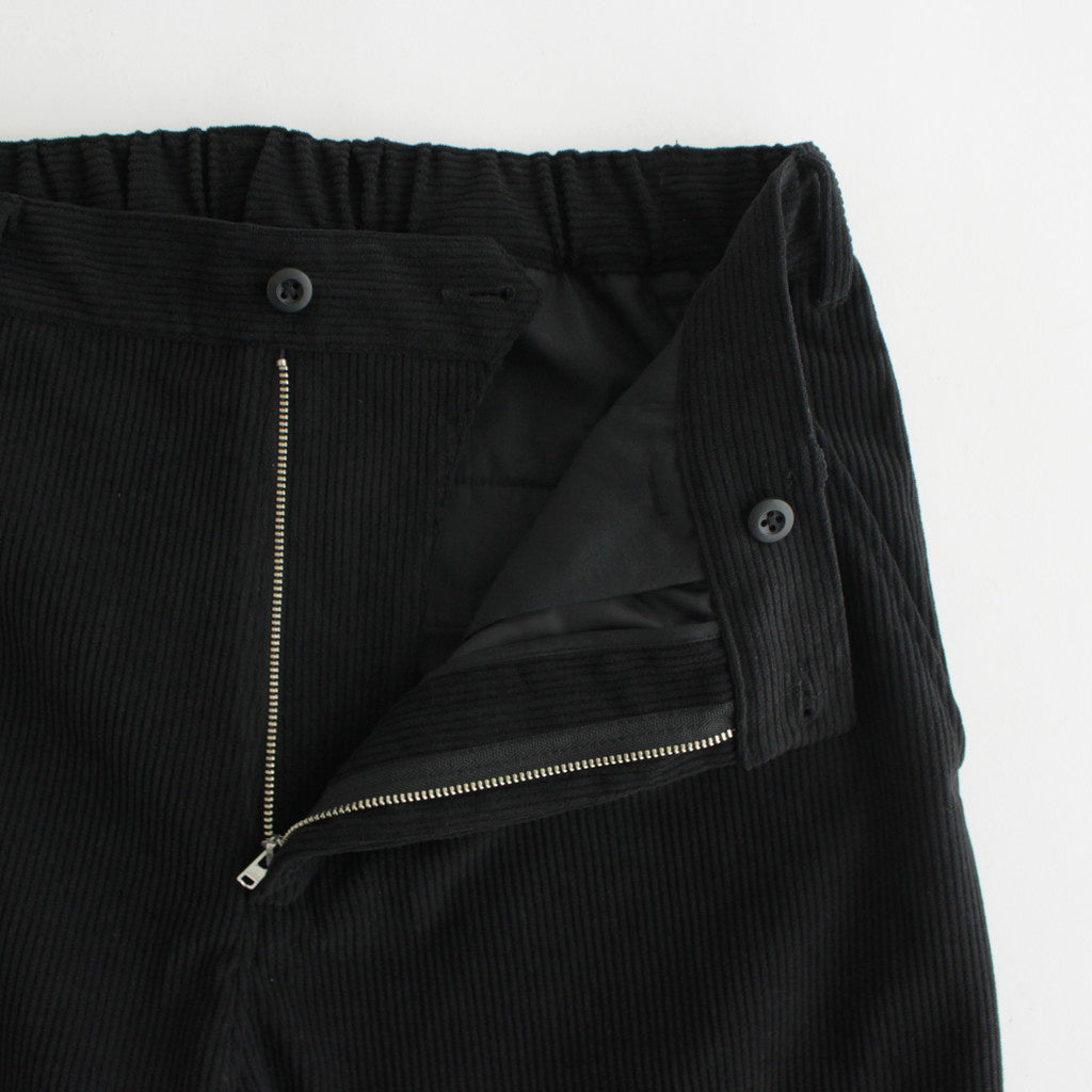DRY CORDUROY TROUSERS #BLACK [FSW-23-PT_256]