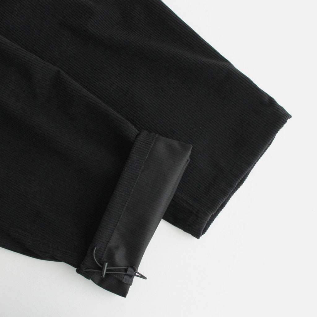 DRY CORDUROY TROUSERS #BLACK [FSW-23-PT_256]