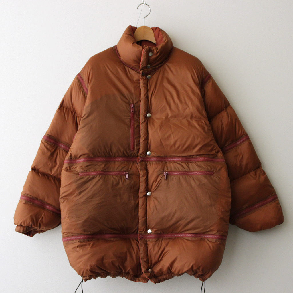 MULTI DETACHABLE RV DOWN JACKET #BRICK [YK23FW0529B]