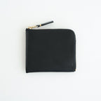 L字型ZIP財布 - CLASSIC LEATHER LINE #BLACK [8Z-D003-051]